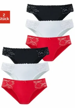 Online petite fleur Jazz-Pants Slips Rot, Schwarz, Weis
