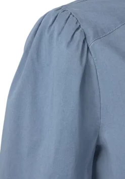 Outlet Vivance Jeansbluse Blue-Washed