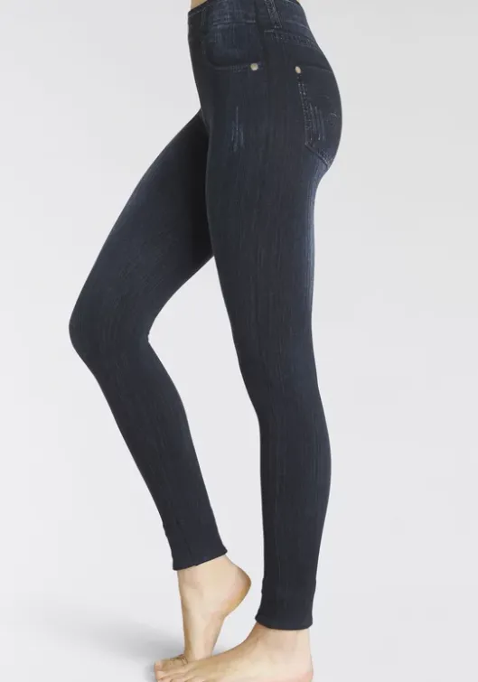 Buffalo Jeansleggings Dunkelblau