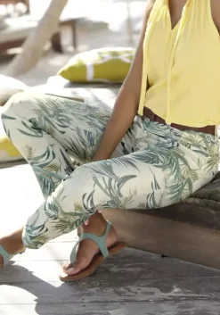 Outlet LASCANA 7/8-Jeggings Weis-Grun-Bedruckt
