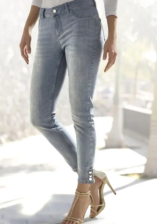 Clearance LASCANA Jeggings Light-Blue-Washed