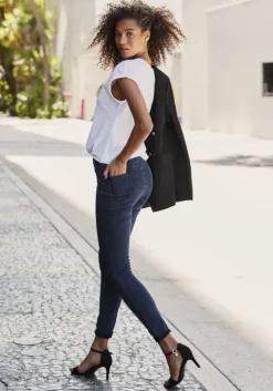Online Buffalo Jeggings Jeansblau