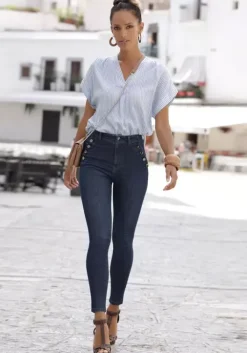 Best Vivance Jeggings Darkblue-Washed