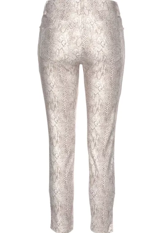 Hot LASCANA 7/8-Jeggings Braun-Bedruckt