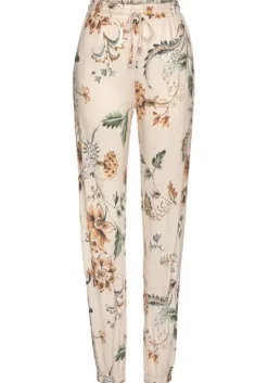 Buffalo Jerseyhose Beige-Bedruckt