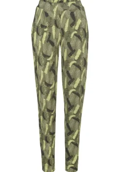 s.Oliver Jerseyhose Khaki Bedruckt