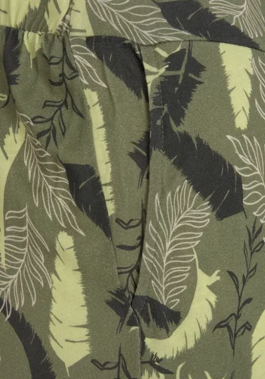 s.Oliver Jerseyhose Khaki Bedruckt