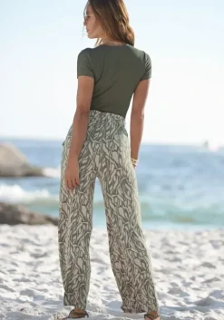 Sale Buffalo Jerseyhose Khaki-Sand Bedruckt