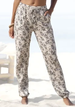 Vivance Jerseyhose Beige-Bedruckt