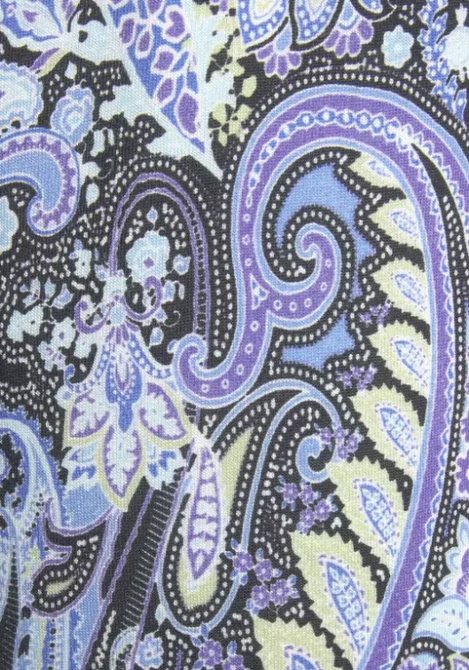 New LASCANA Jerseyhose Blau-Bedruckt