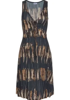 Buffalo Jerseykleid Marine-Bedruckt