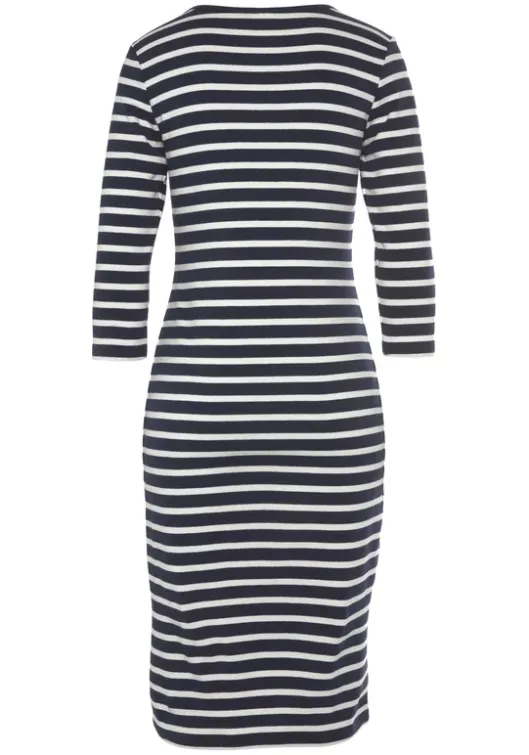 Online LASCANA Jerseykleid Marine-Weis Gestreift
