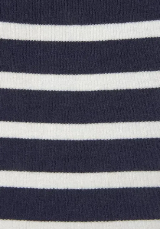 Online LASCANA Jerseykleid Marine-Weis Gestreift