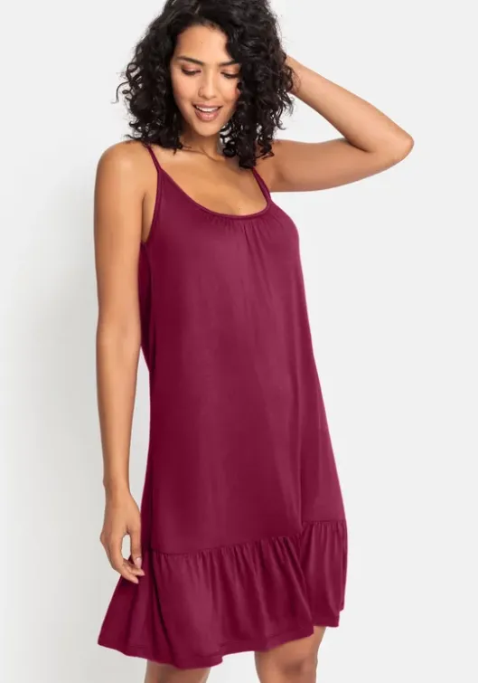Clearance Venice Beach Jerseykleid Dunkelrot