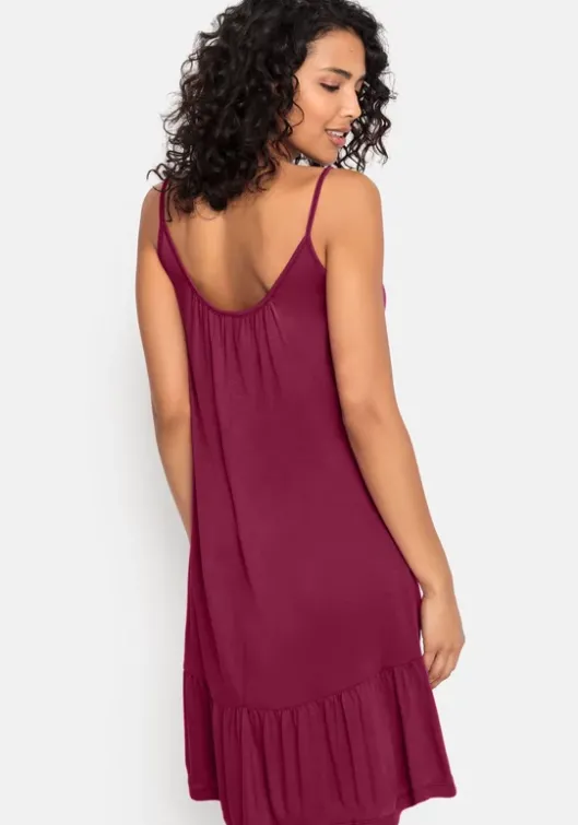 Clearance Venice Beach Jerseykleid Dunkelrot