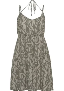 New Buffalo Jerseykleid Khaki-Sand Bedruckt