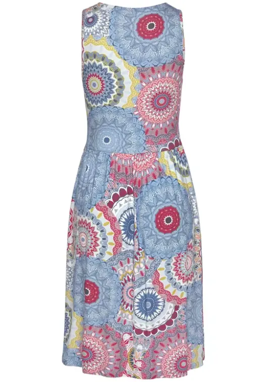 New Vivance Jerseykleid Bunt-Bedruckt