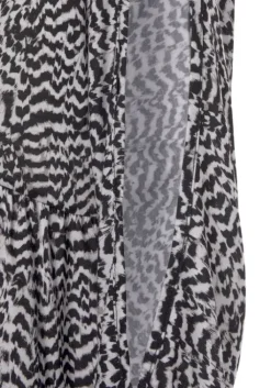 Vivance Jerseykleid Schwarz-Weis Bedruckt