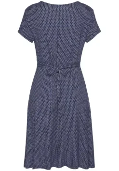 Best Vivance Jerseykleid Blau-Marine-Gemustert