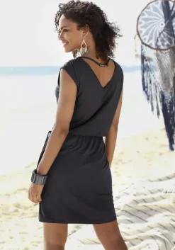 Outlet LASCANA Jerseykleid Schwarz