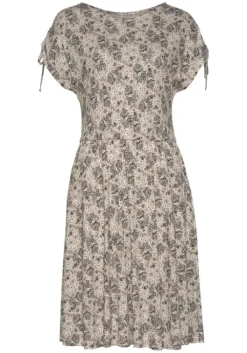 Sale Vivance Jerseykleid Beige-Bedruckt