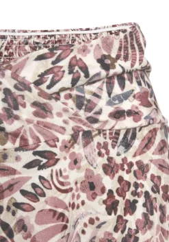 Clearance Vivance Jerseyrock Creme-Mauve Bedruckt