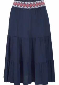 Hot s.Oliver Jerseyrock Blau
