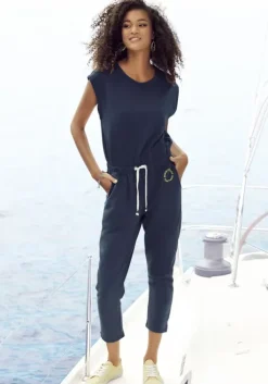 Online Bench. Jumpsuit Blau-Indigo