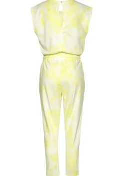 Online Bench. Jumpsuit Gelb-Zitrus-Weis