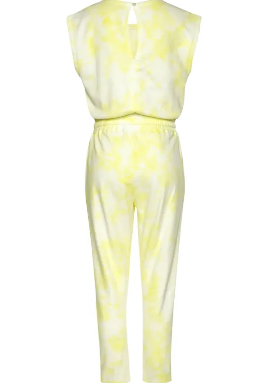 Online Bench. Jumpsuit Gelb-Zitrus-Weis