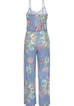 New Buffalo Jumpsuit Blau Bedruckt