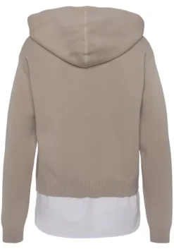 Outlet Vivance Kapuzenpullover Beige