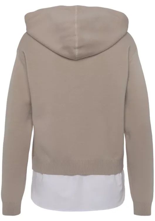 Outlet Vivance Kapuzenpullover Beige