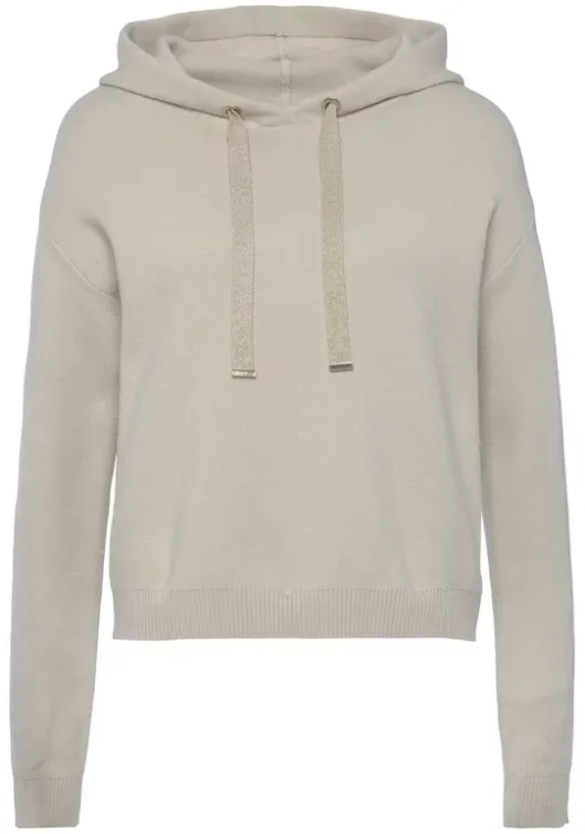 Outlet Vivance Kapuzenpullover Beige