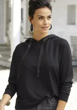 Hot LASCANA Kapuzenshirt Schwarz