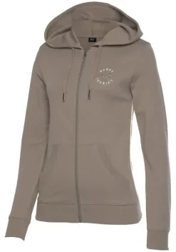Clearance H.I.S Kapuzensweatjacke Camelfarben