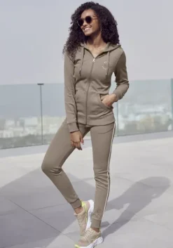Kapuzensweatjacke Homewear-Oberteile
