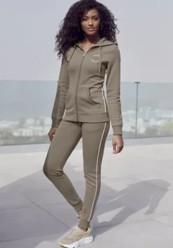 Kapuzensweatjacke Homewear-Oberteile
