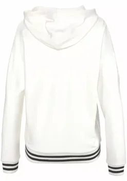 Online Bench. Kapuzensweatjacke Ecru