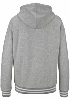 Bench. Kapuzensweatjacke Grau-Meliert