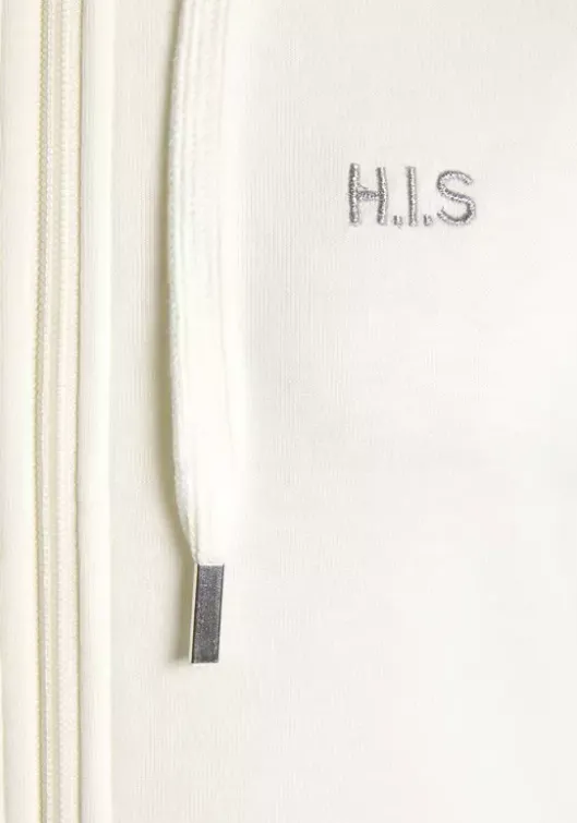 New H.I.S Kapuzensweatjacke Ecru