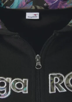 Hot KangaROOS Kapuzensweatjacke Schwarz