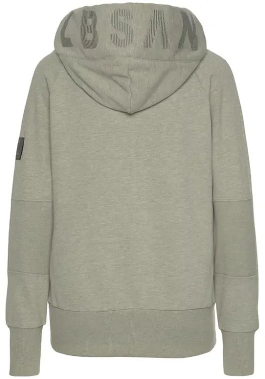 Discount Elbsand Kapuzensweatjacke"Kelina" Grun Meliert