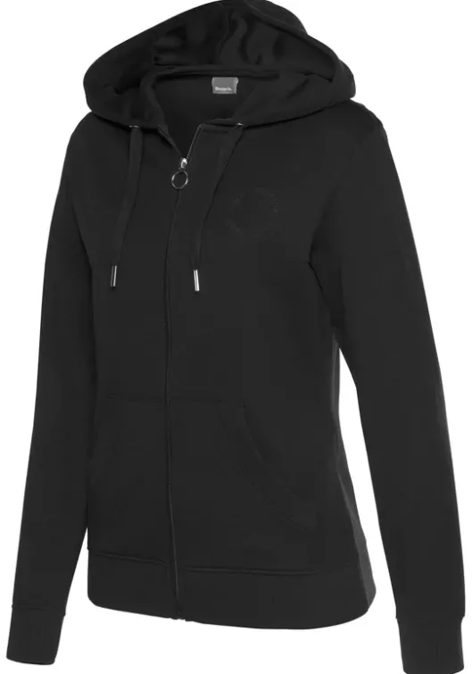Discount Kapuzensweatjacke"Mit Logostickerei" Homewear-Oberteile
