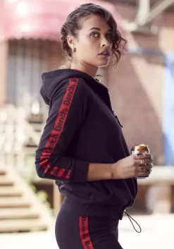 Hot Bench. Kapuzensweatshirt Schwarz