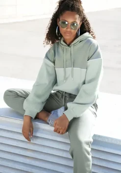 New Kapuzensweatshirt Homewear-Oberteile