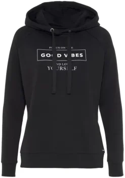 Sale Buffalo Kapuzensweatshirt Schwarz