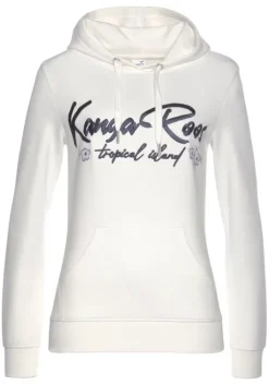 New KangaROOS Kapuzensweatshirt Ecru