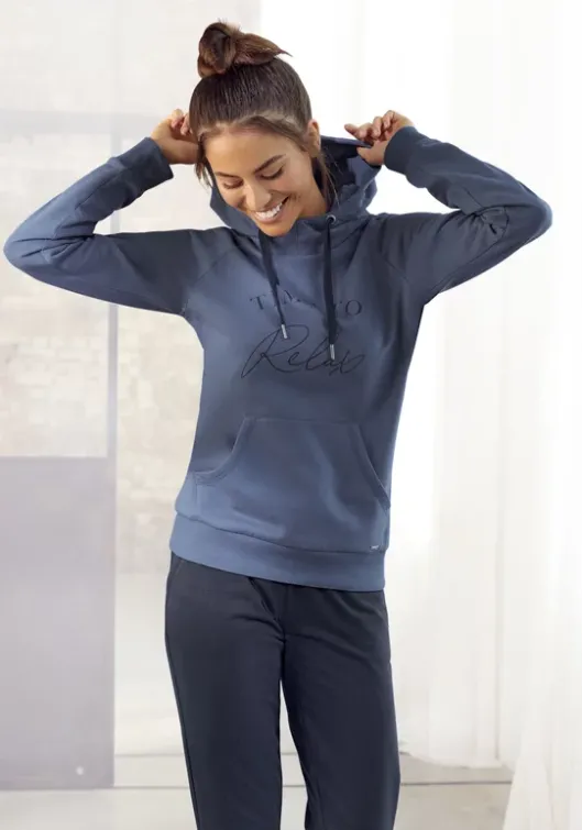 Sale LASCANA Kapuzensweatshirt Graublau