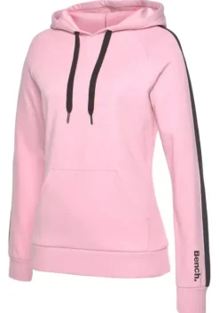 Bench. Kapuzensweatshirt Rosa-Schwarz